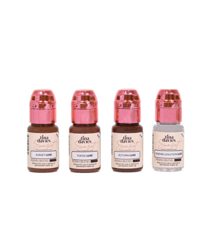 Perma Blend Luxe PMU Ink - Tina Davies Sunset Brow Collection 4x15ml